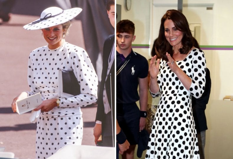 Kate Middleton a Wimbledon veste ancora italiano (e copia Lady Di) - la  Repubblica