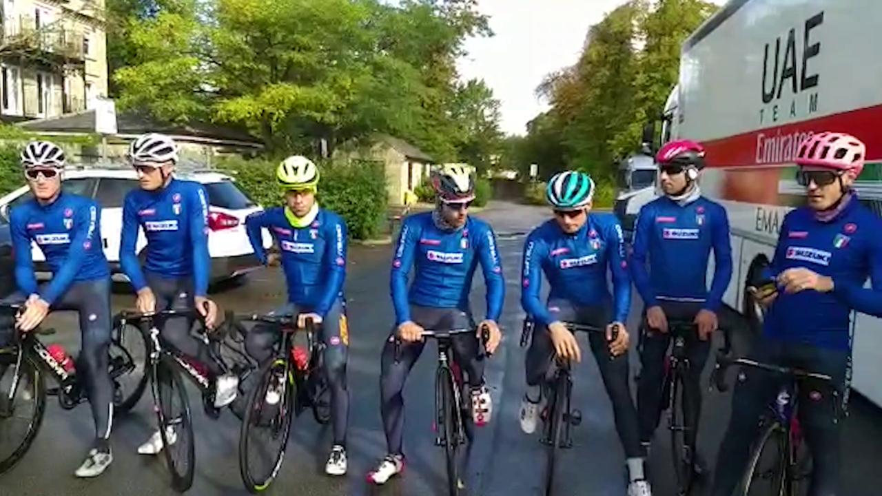 L'ultimo allenamento della nazionale italiana di ciclismo prima del  Mondiale, ecco le strategie degli azzurri - La Stampa