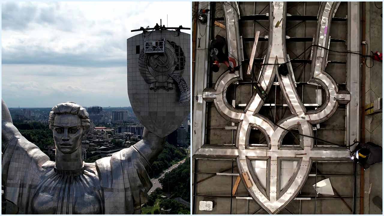 Spilla Emblema Stato Maggiore Forze Armate Ucraina – Tridente, Nuova Con Etichette, Prodotta In Ucraina