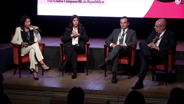 Anna Selvaggio, Maurizio Binetti e  Andrea Novelli con Giulia Cimpanelli