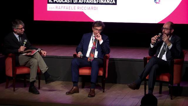 Davide Passero e Tommaso Nannicini con Raffaele Ricciardi