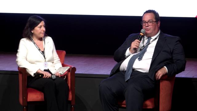 Claudio Durigon con Valentina Conte