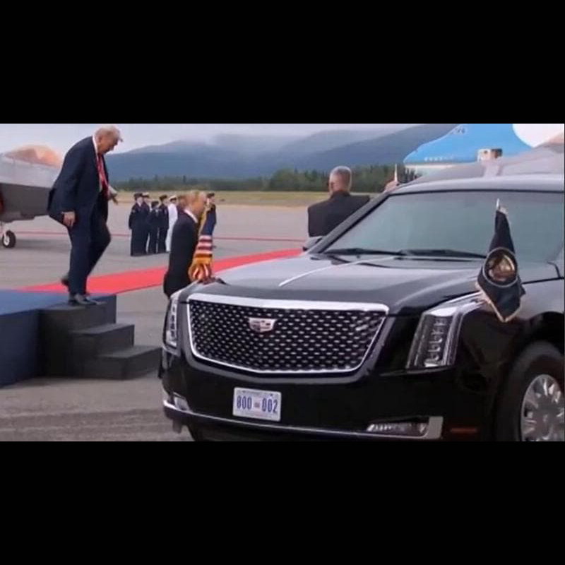 Modellino Auto 1:64 596Model US President Limousine 'One Beast' - Pressofuso Lusso 2023