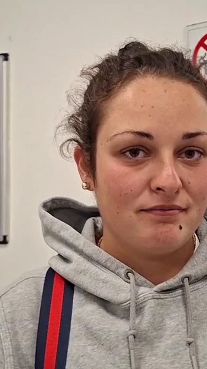 Angela, la moglie del tifoso ferito: 